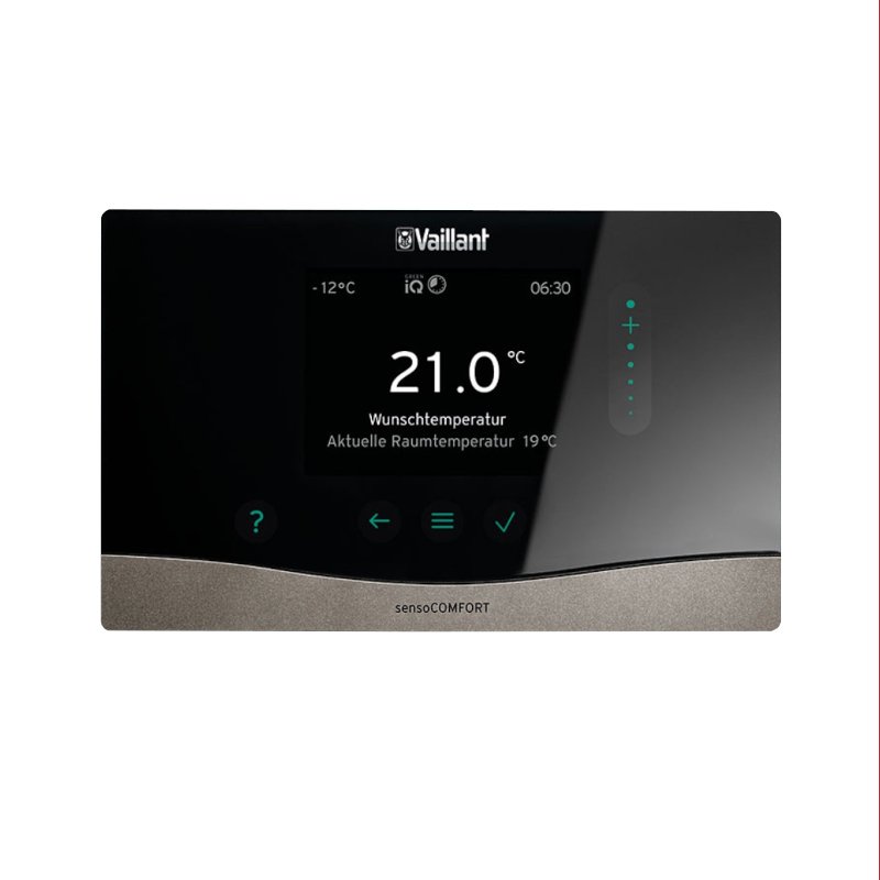 Vaillant Zestaw aroTHERM VWL 105/6 A + VIH QW 190/6E uniTOWER plus + VP RW 100/3 B + sensoCOMFORT VRC 720 Kod 0010044195 