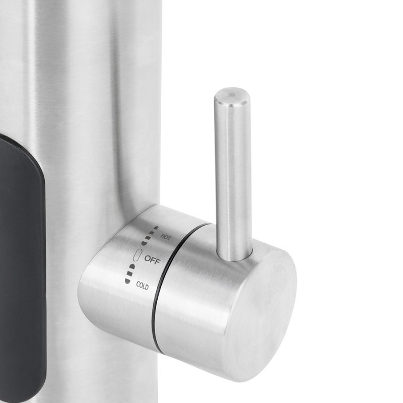 Noveen Przepływowy podgrzewacz wody 2w1 (podgrzewacz i bateria) IWH560 INOX 