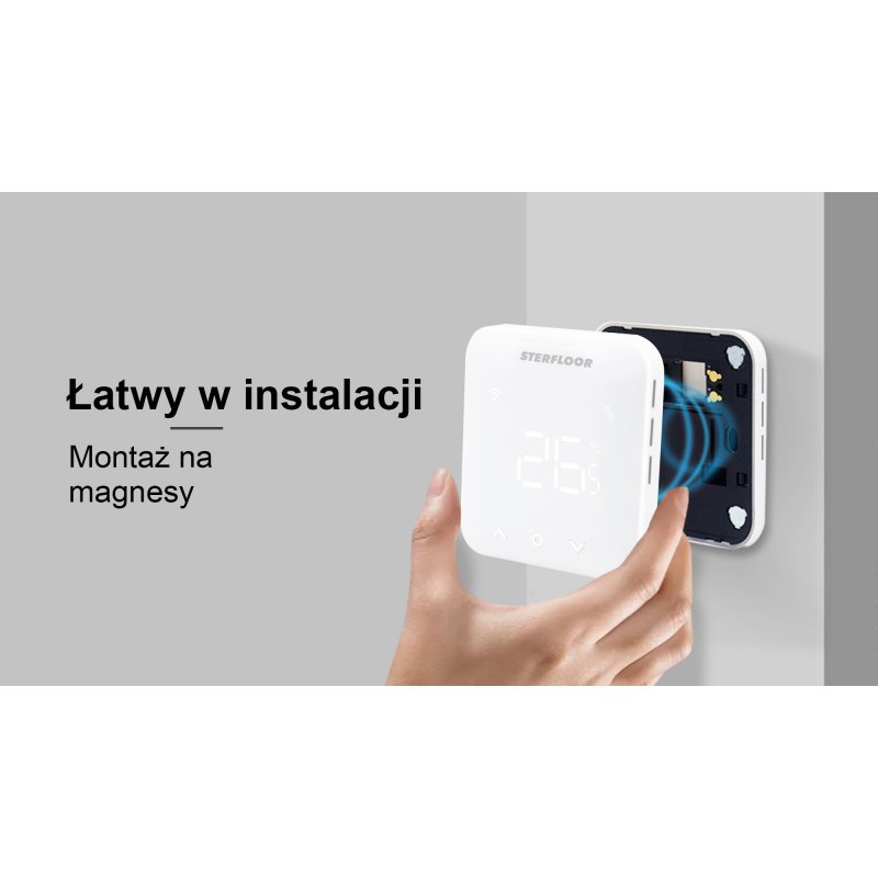 Euroster TSWIFI Regulator temperatury do systemu T8WIFI STERFLOOR Kod ETSWIFI 