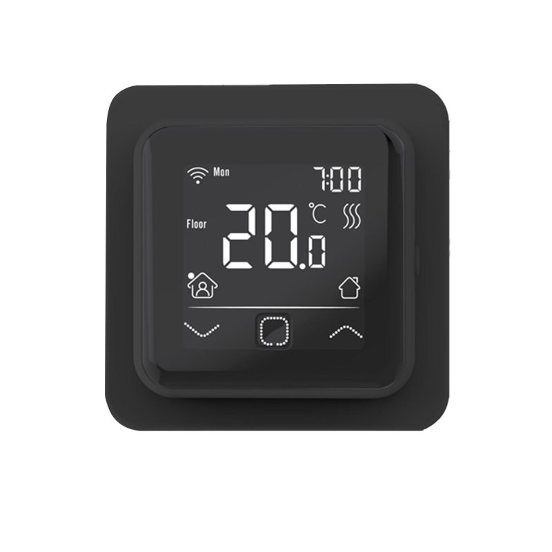 Thermoval Zestaw ogrzewania podłogowego z matą grzewczą WT 2010 AL, 150 W/m2, 7,0 m2, 1050 W, regulator TVT 40 CC WiFi (czarny) kod 5901812598356 