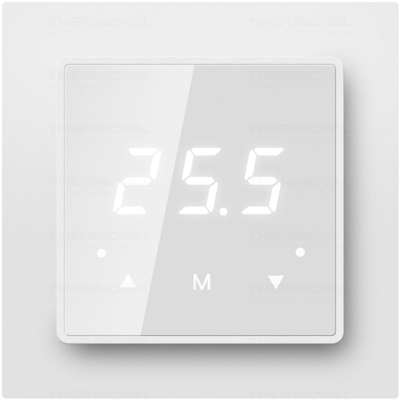 Zestaw Thermoval mata grzejna jednostronnie zasilana TV TT 50, 170 W/m², 1,5 m², regulator TVT 33 (biały) WiFi kod 5904302016187  