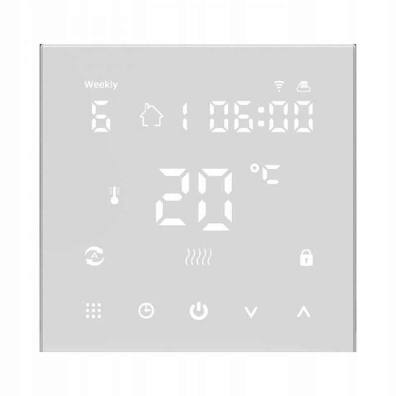 Thermoval Zestaw ogrzewania podłogowego z matą grzewczą WT 2010 AL, 150 W/m2, 10,0 m2, 1500 W, regulator TVT 45 WiFi (biały) kod 5904302012868 