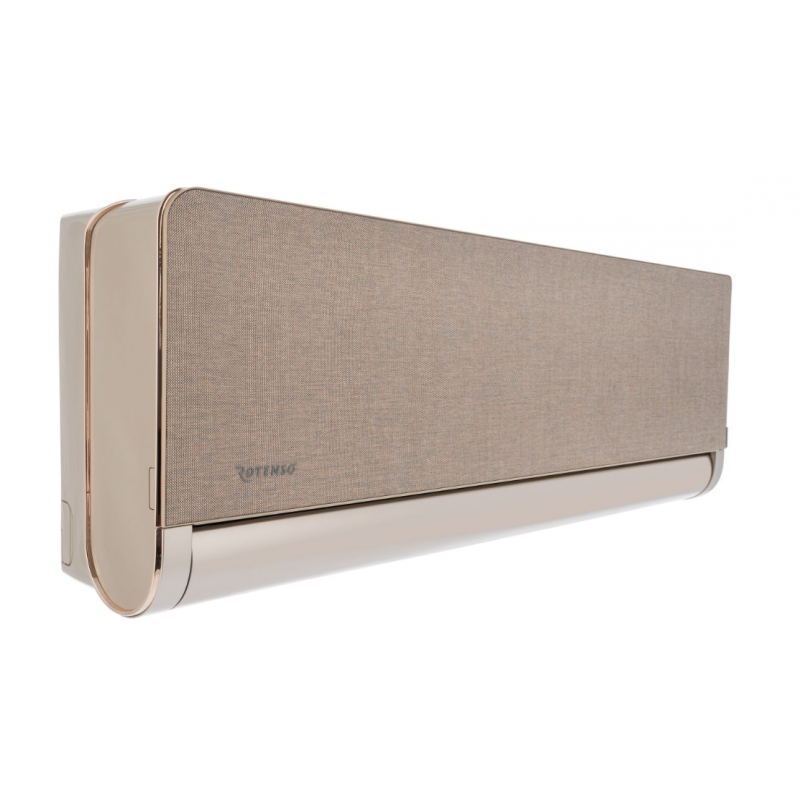 Rotenso Versu Cloth Caramel VCC50XI Klimatyzator pokojowy o mocy 5,3 kW (jednostka wewnętrzna), smart Wi-Fi, złota obudowa Kod VCC50XI 