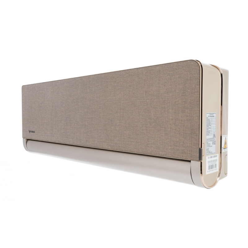 Rotenso Versu Cloth Caramel VCC35XI Klimatyzator pokojowy o mocy 3,5 kW (jednostka wewnętrzna), smart Wi-Fi, złota obudowa Kod VCC35XI 