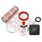Thermoval Zestaw ogrzewania podłogowego z matą grzewczą TV TO 50, 170 W/m2, 3,5 m2, 595 W, regulator TVT 40 CC WiFi (czarny) kod 5901812598875