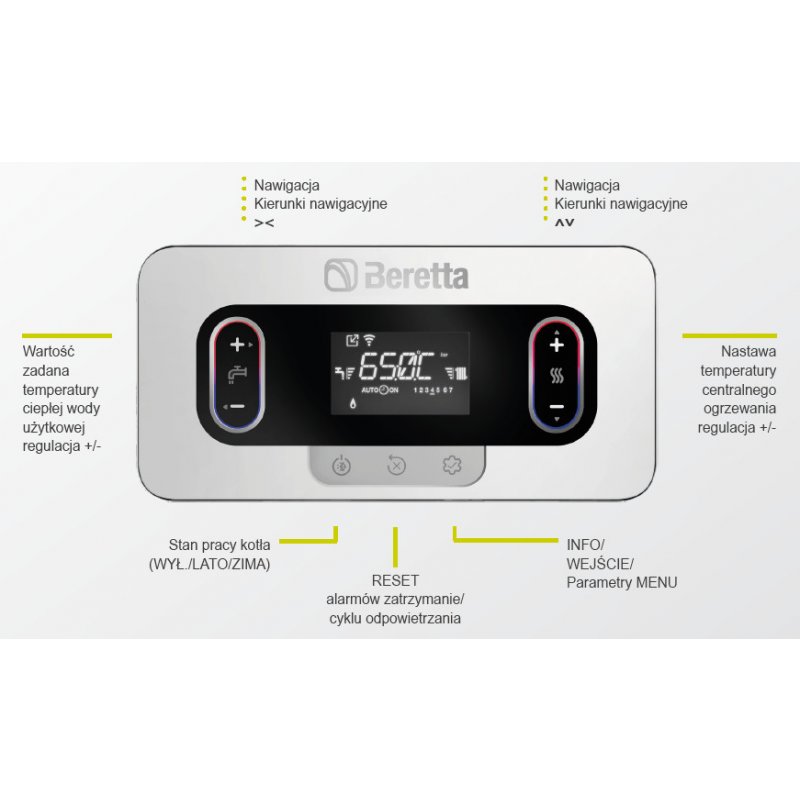 Beretta MYNUTE EVO X 25C kocioł kondensacyjny dwufunkcyjny, o mocy 2,5-20 kW kod 20205312 