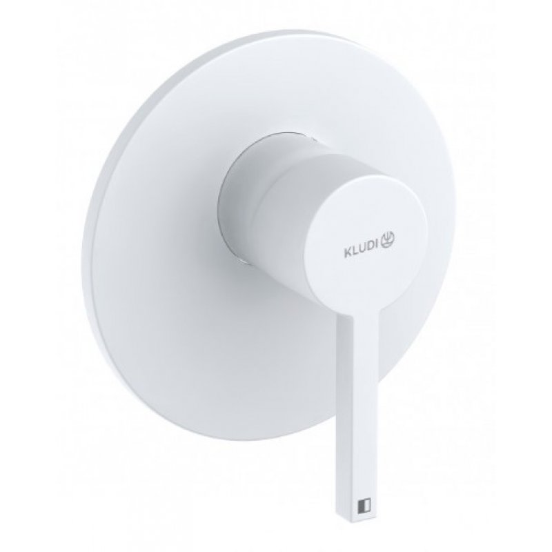 KLUDI NOVA FONTE Puristic podtynkowa bateria natryskowa do 88022 kolor biały mat kod 207555315