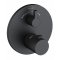 KLUDI NOVA FONTE Puristic podtynkowa bateria wannowo-natryskowa z termostatem do 88022 kolor czarny mat kod 208103915