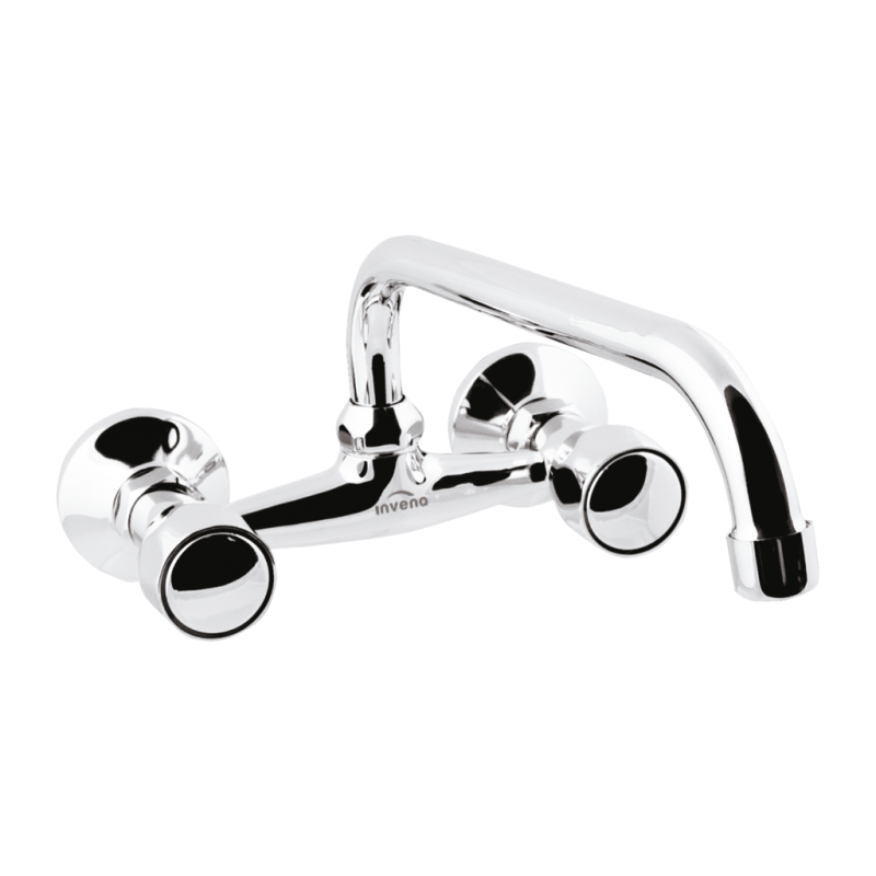 Invena Bateria umywalkowo-zlewkozmywakowa Modena chrom Kod BC-15-F0S-L