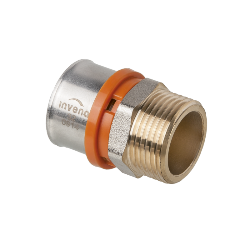 Invena PROV Złączka z gwintem zewnętrznym 20x1/2" Kod:  PA-59-007-E