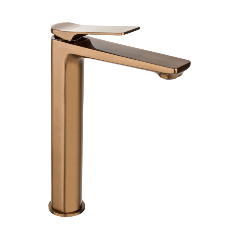 Invena Bateria umywalkowa wysoka Neri Plus miedź Kod: BU-P1-W14-L
