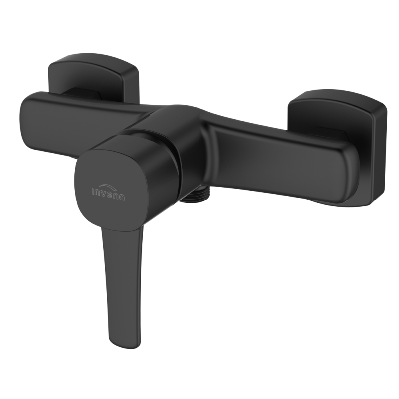 Invena Bateria natryskowa Glamour czarna Kod: BN-02-004-V 