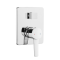 Invena Bateria podtynkowa 2-funkcyjna Glamour chrom Kod:  BP-02-CK2-V