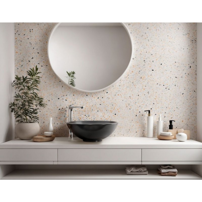 Invena Bateria umywalkowa wysoka Alonia chrom Kod: BU-70-W01-V 