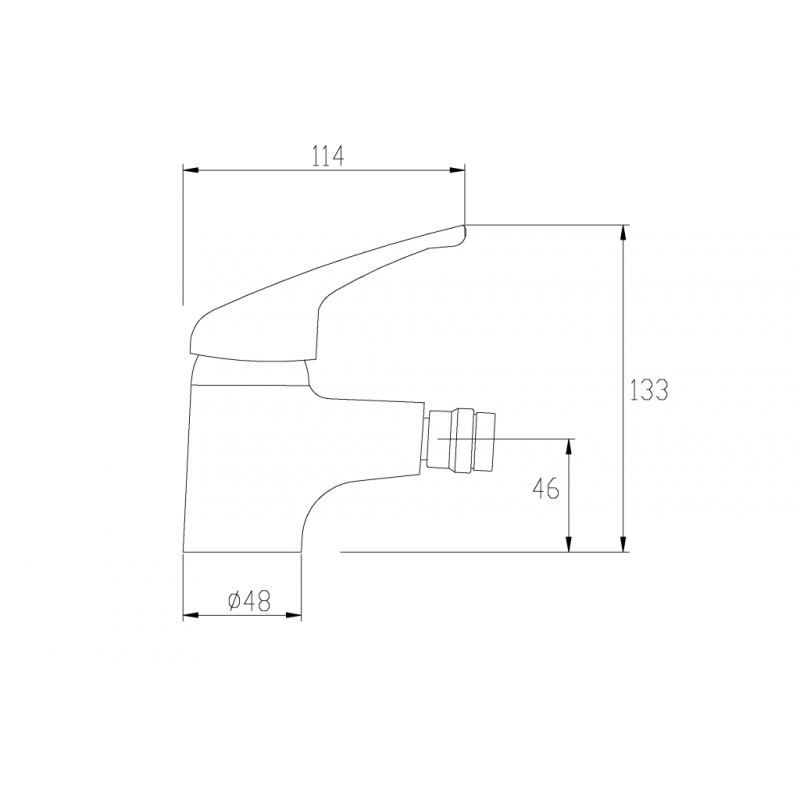 Invena Bateria bidetowa Perea chrom Kod BB-05-001-Q 