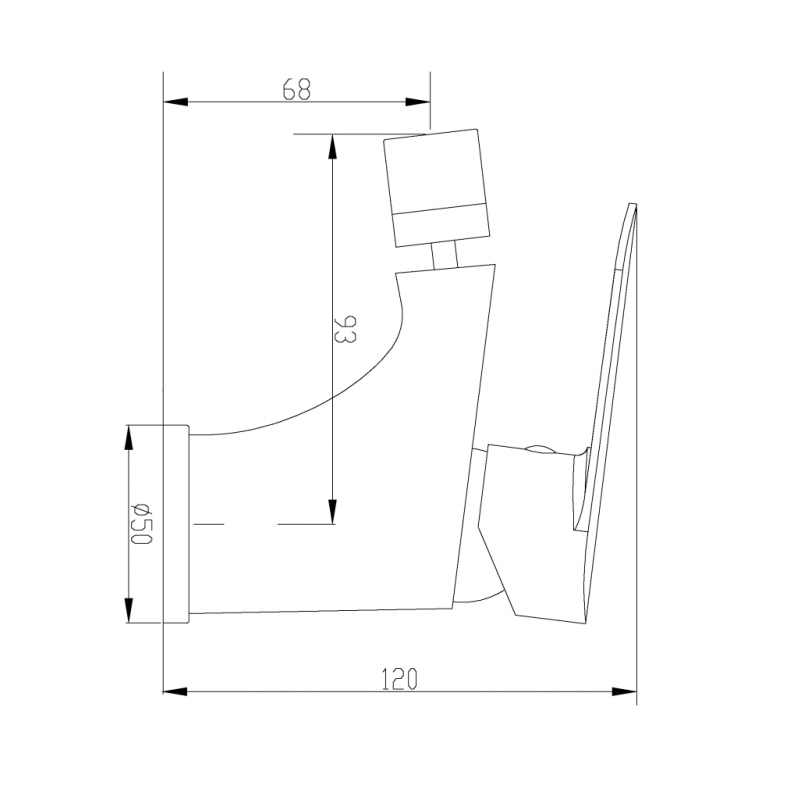 Invena Bateria bidetowa Esla chrom  Kod BB-94-001-L 