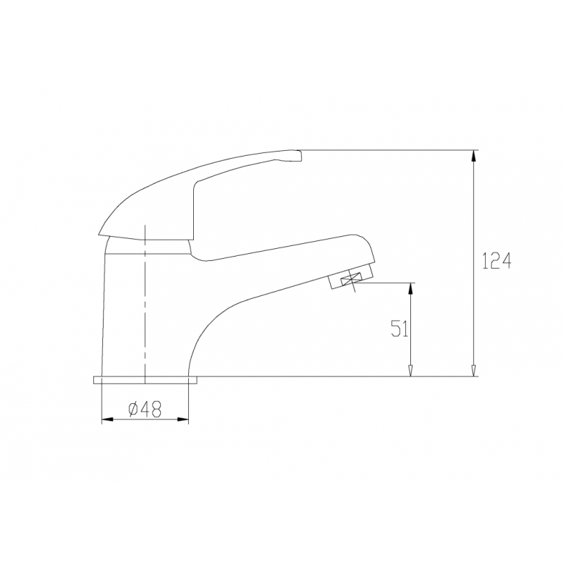 Invena Bateria umywalkowa Perea chrom Kod: BU-05-001-Q 