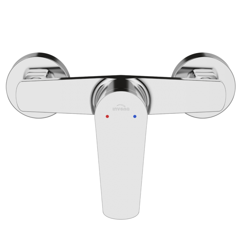 Invena Bateria natryskowa Alonia chrom Kod BN-70-001-V 