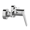 Invena Bateria natryskowa Alonia chrom Kod BN-70-001-V 