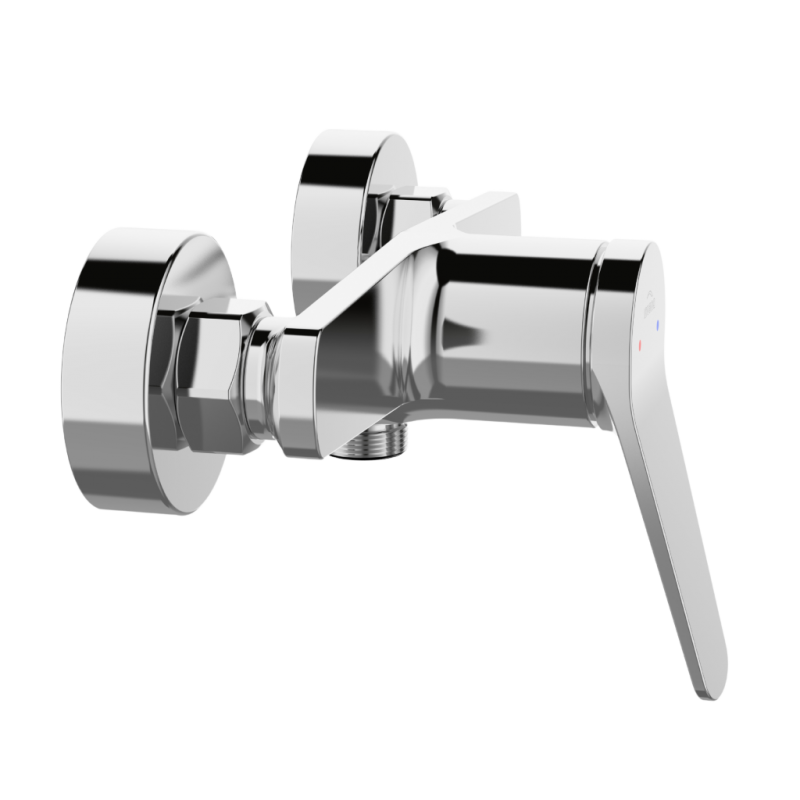Invena Bateria natryskowa Alonia chrom Kod BN-70-001-V 