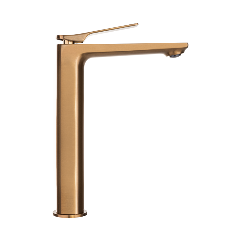 Invena Bateria umywalkowa wysoka Neri Plus miedź Kod: BU-P1-W14-L 