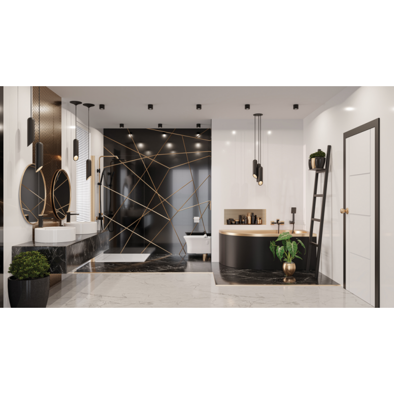 Invena Bateria umywalkowa Midnight Kod: BU-35-014-V 