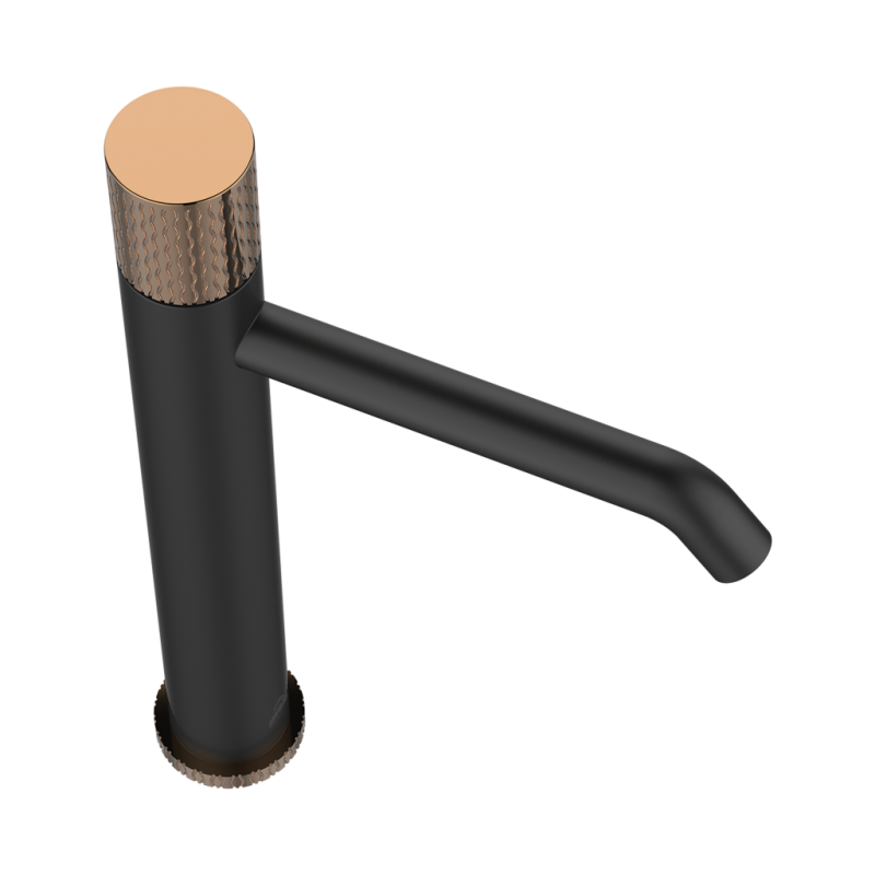 Invena Bateria umywalkowa wysoka Moonlight czarny/rose gold Kod: BU-77-W14-V 