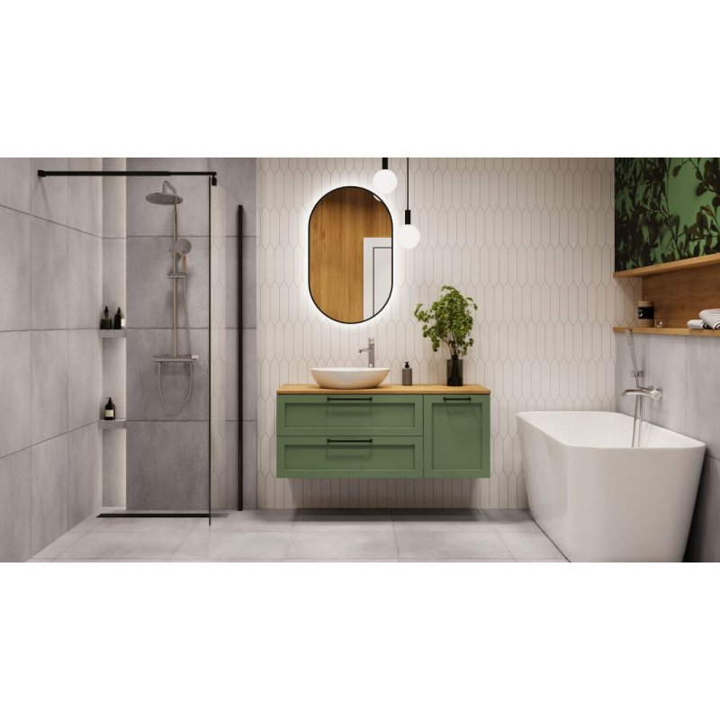 Invena Bateria umywalkowa wysoka Gabro Plus chrom Kod:  BU-3P-W01-V 