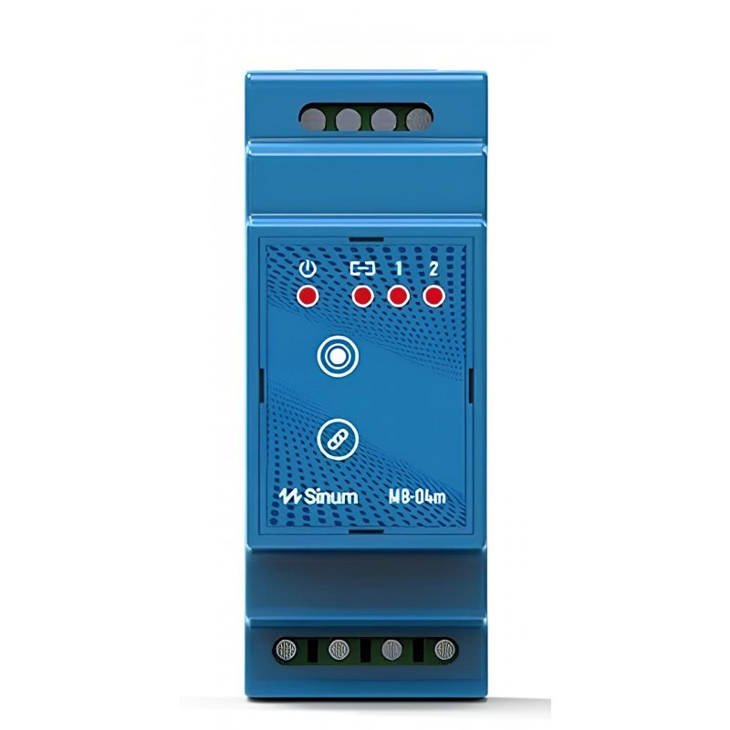 TECH MB-04 Moduł przewodowy bramy na szynę DIN kolor niebieski kod WG.23.0175