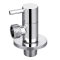 Invena Zawór kątowy z głowicą ceramiczną Chrom 1/2 cal GZ 3/8 cal Kod ZW-43-010-Q