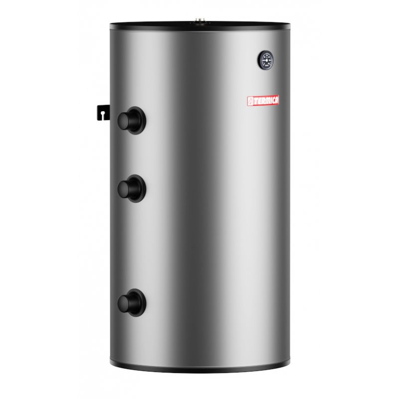 Termica 100 L Zasobnik do pomp ciepła wiszący z sześcioma mufami 5/4, stal nierdzewna Kod Z100WPC