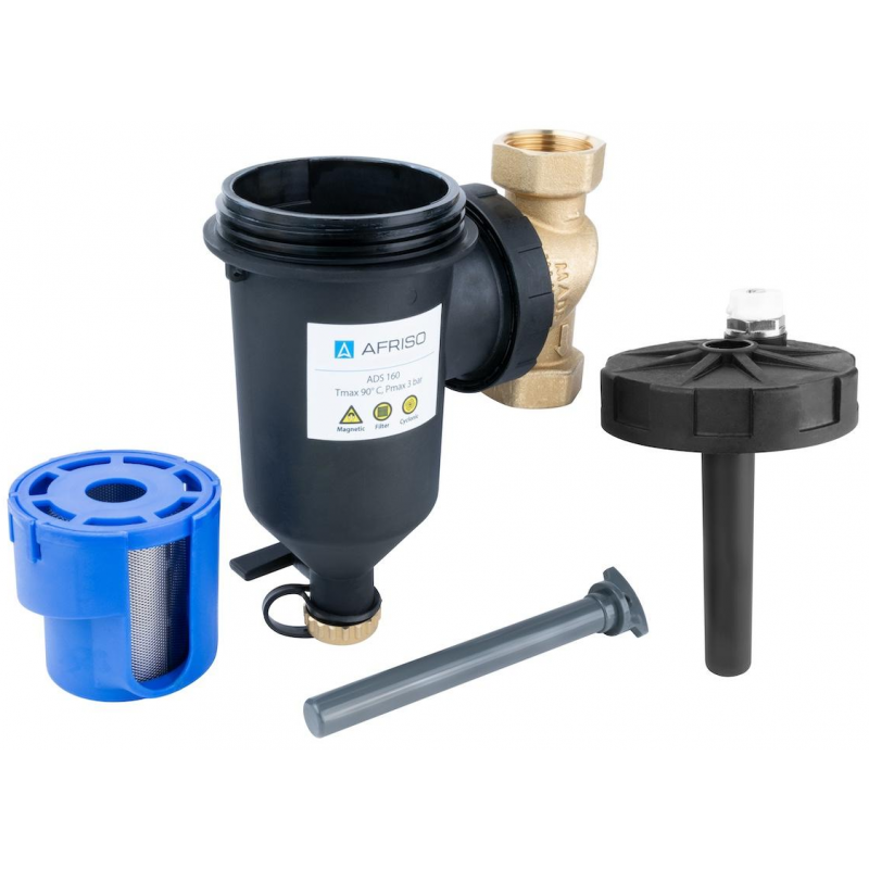 Afriso Separator magnetyczny zanieczyszczeń ADS 160, ruchome przyłącze 1cal Kod 7716000 