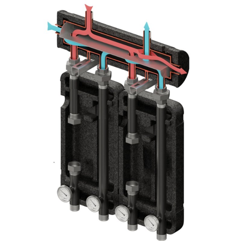 Elterm Brygada 2D+ 000 Zestaw hydrauliczny (KRE 2D+, 2 x grupa UNI) kod 840000