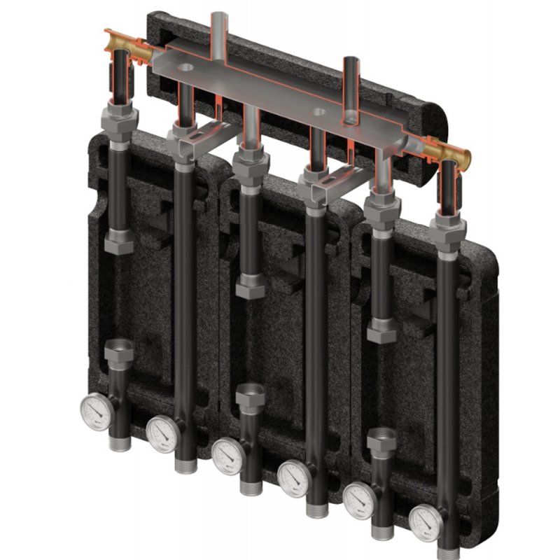 Elterm Brygada 3D+ 7000 Zestaw hydrauliczny (KRE 3D+, 3 x grupa UNI) kod 847000