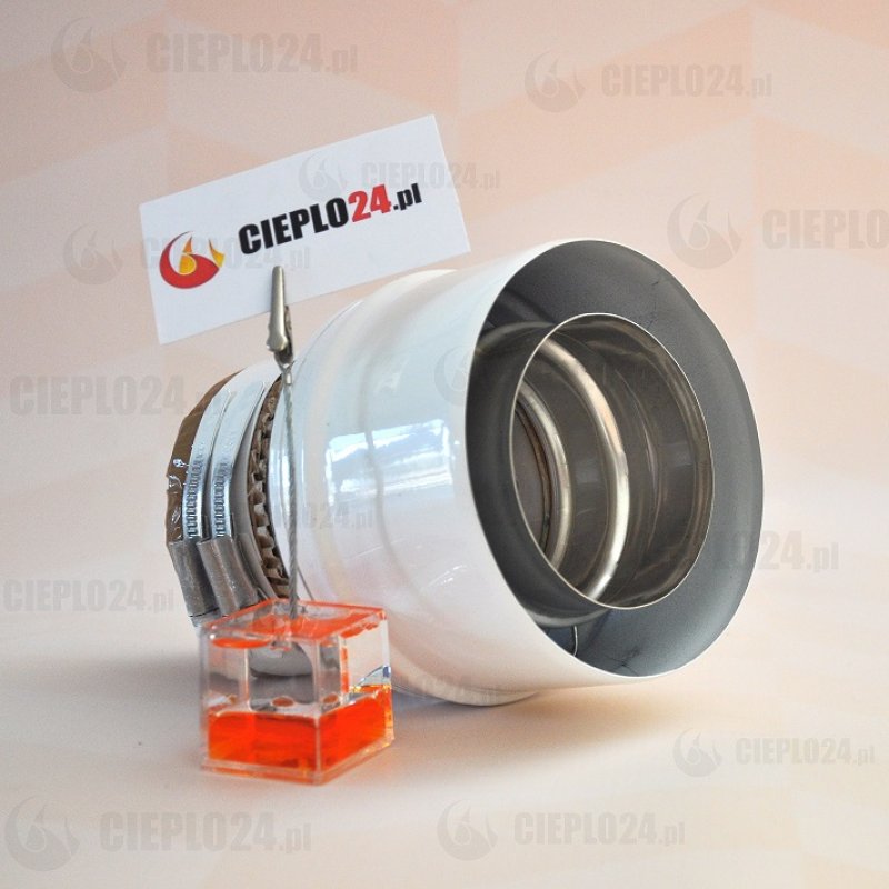 Jeremias adapter Vailliant 60/100 na 80/125 złączka do kotła. TWIN1831002080125 