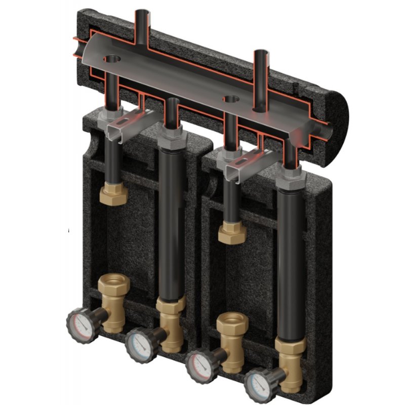 Elterm Brygada 2D+ PRO 000 Zestaw hydrauliczny (KRE 2D+, 2 x grupa UNI) kod 860000