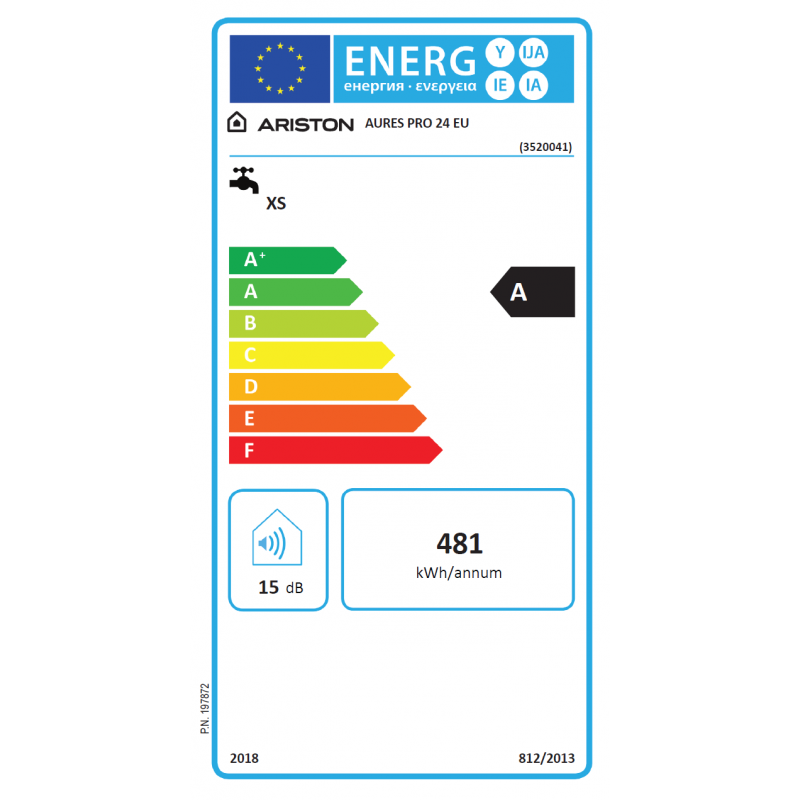 ARISTON Aures Pro 24 EU Przepływowy elektryczny podgrzewacz wody kod 3520041 