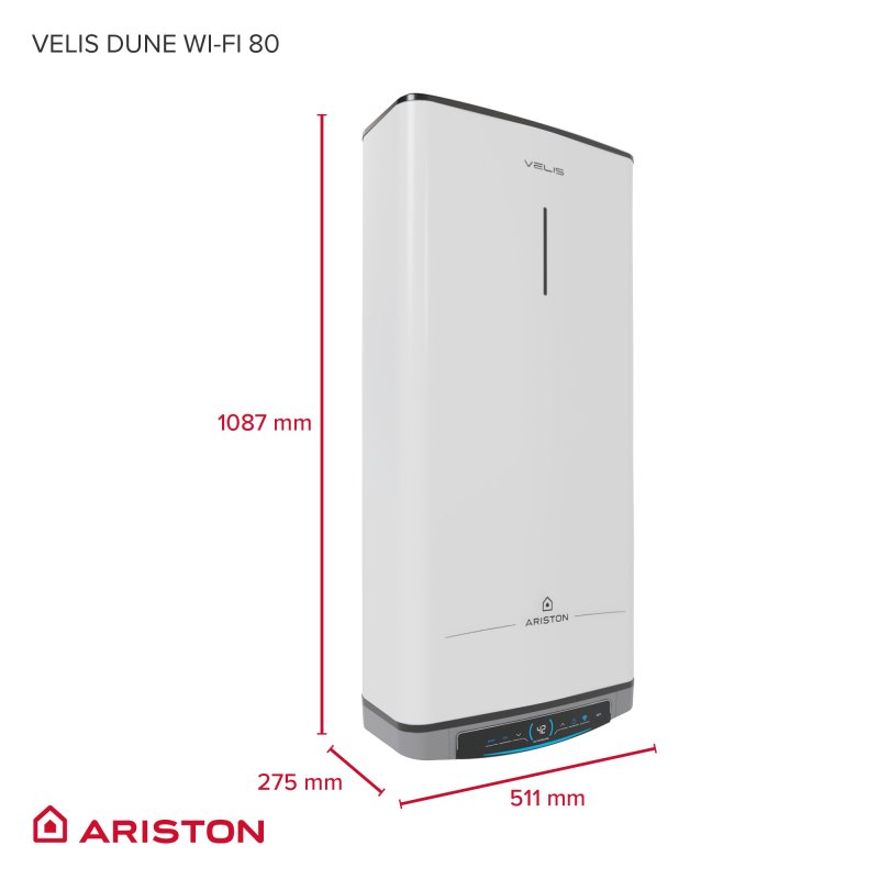 Ariston VELIS DUNE WIFI 80 EU Podgrzewacz elektryczny pojemnościowy 65l kod 4018001 