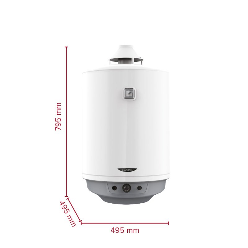 ARISTON S/SGA X 80 EE Pojemnościowy gazowy podgrzewacz wody wiszący kod 3211197 