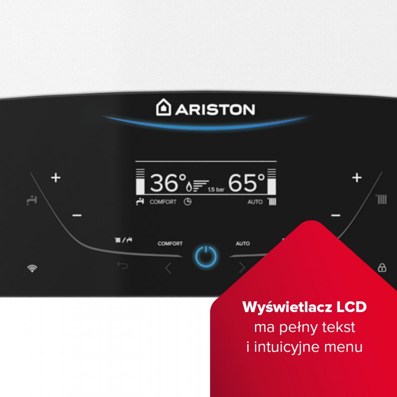 Ariston GENUS ONE+ NET 30 Kocioł kondensacyjny dwufunkcyjny 30,3kW kod 3301775 
