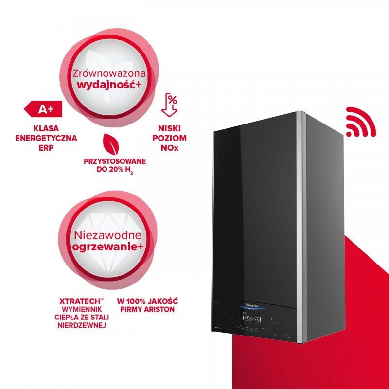 Ariston ALTEAS ONE+ NET 24 Kocioł kondensacyjny dwufunkcyjny 24kW kod 3301771 