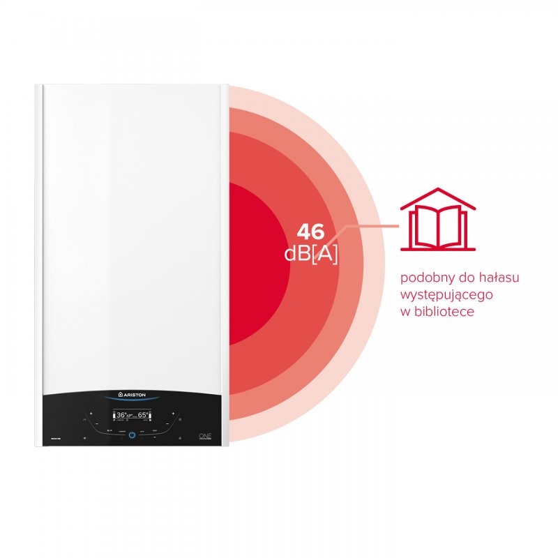Ariston GENUS ONE+ NET 30 Kocioł kondensacyjny dwufunkcyjny 30,3kW kod 3301775 