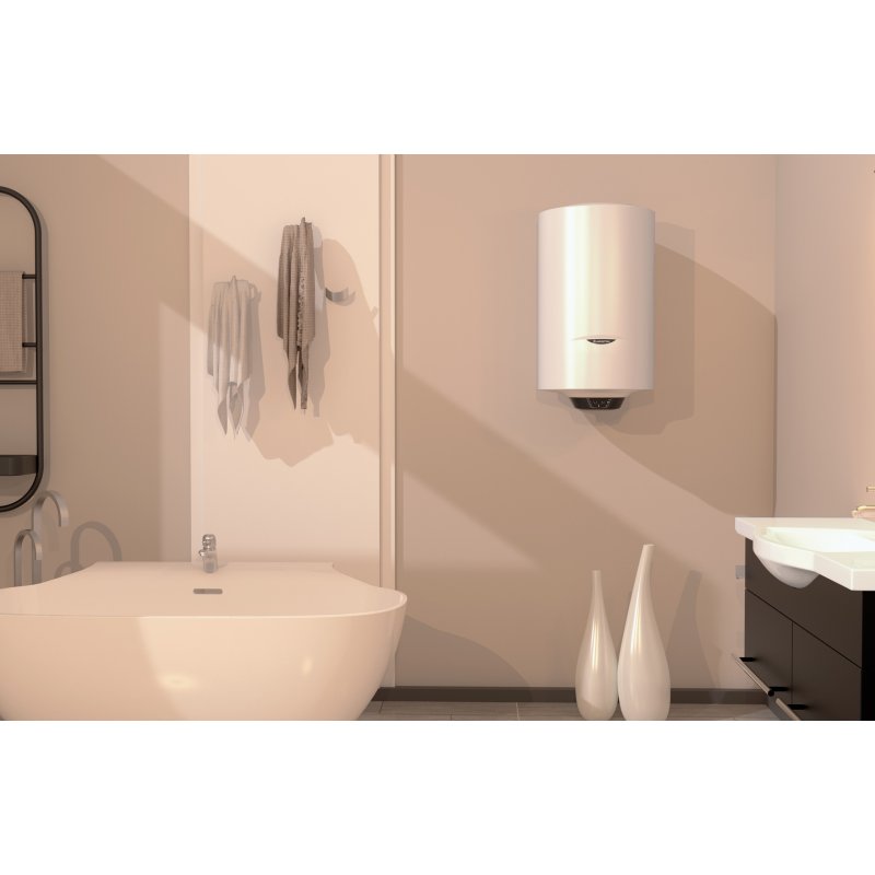 Ariston PRO1 ECO H 80V Elektryczny pojemnościowy podgrzewacz wody o mocy 1,8kW, poziomy kod 3201954 