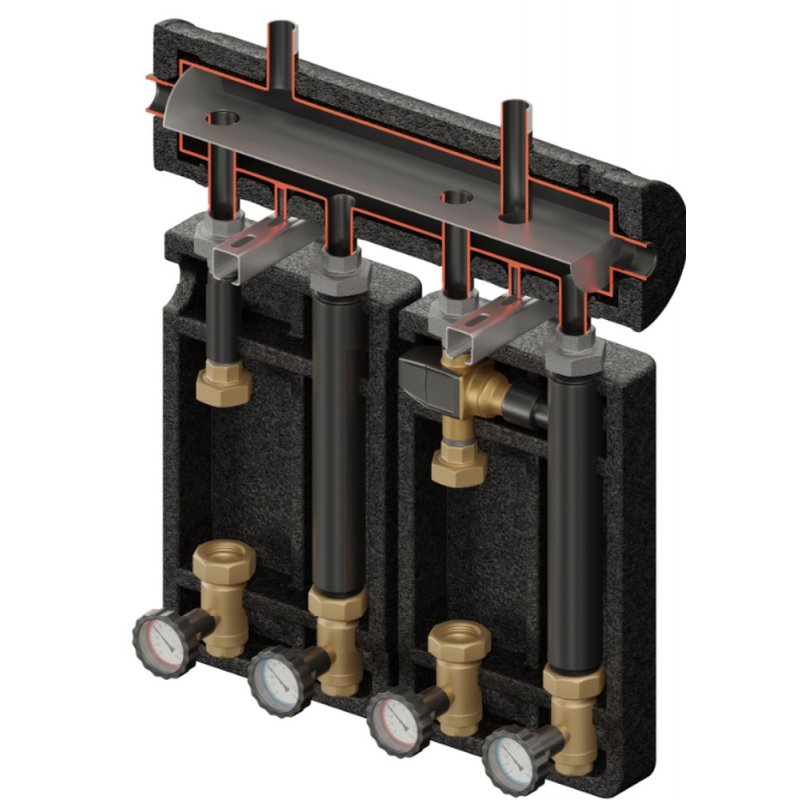 Elterm Brygada 2D+ PRO 300 Zestaw hydrauliczny (KRE 2D+, UNI, VTA322) kod 860300