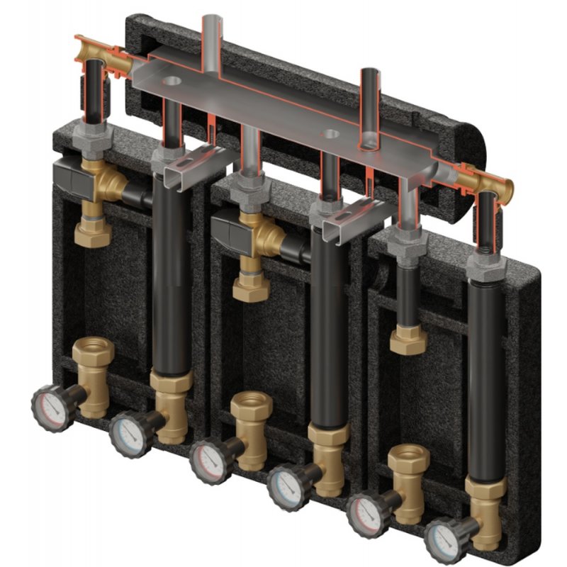 Elterm Brygada PRO 3D+ 7055 Zestaw hydrauliczny (KRE 3D, UNI, 2xVTA372) kod 867055