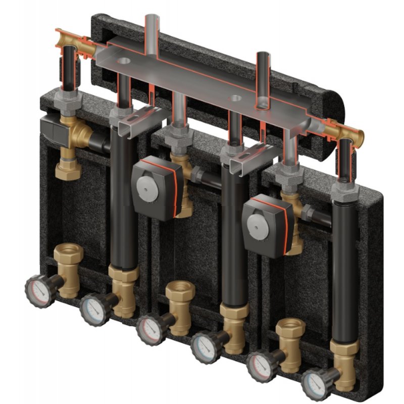 Elterm Brygada PRO 3D+ 7544 Zestaw hydrauliczny (KRE, VTA372, 2xVRG432, siłownik ARA) kod 867544