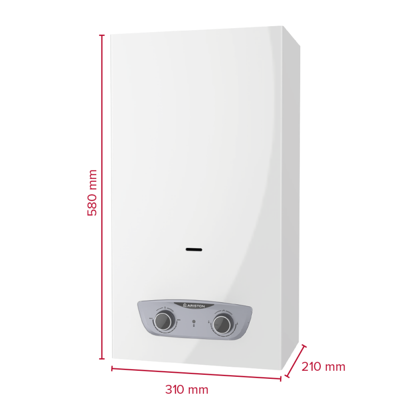 Ariston FAST R X 11 - NG Gazowy przepływowy podgrzewacz wody, 21.5 kW, GZ50, KOD: 3632523 