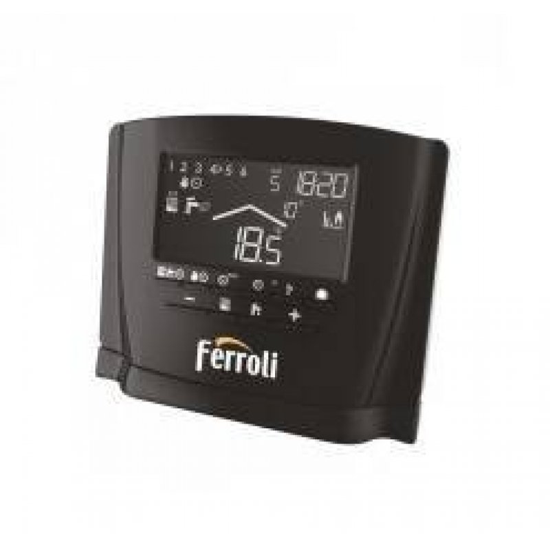 Ferroli BlueHelix HiTech RRT 18H + Ecounit 150 F-1C + Sterownik Romeo N + Czujnik temperatury zewnętrznej + Czujnik zasobnika c.w.u. Kod HI18150WTR 