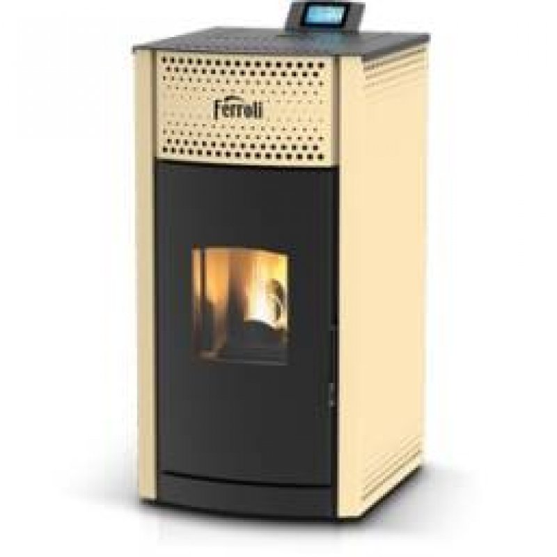 Ferroli SALERNO PELLET 18 termokominek z płaszczem wodnym 18 kW Kod LSSMP18T