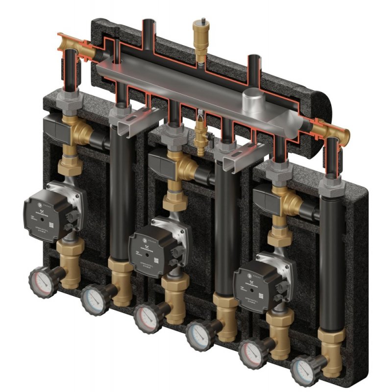 Elterm Kompania PRO 3D+ 8333 (SKE 2DC+ 55kW, 3 x VTA322, pompy LFP DN25 LFP) kod 878333